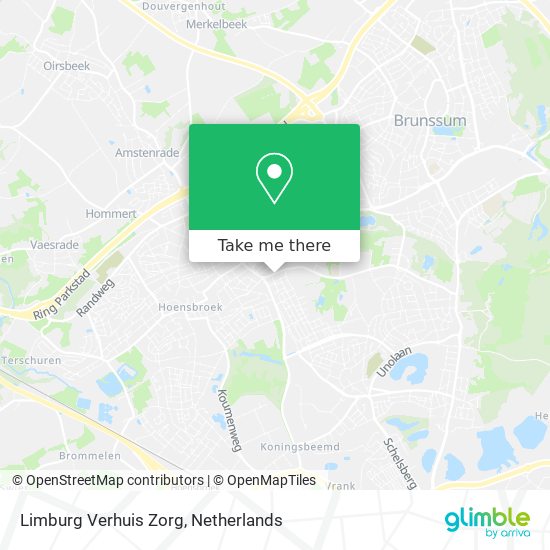 Limburg Verhuis Zorg map