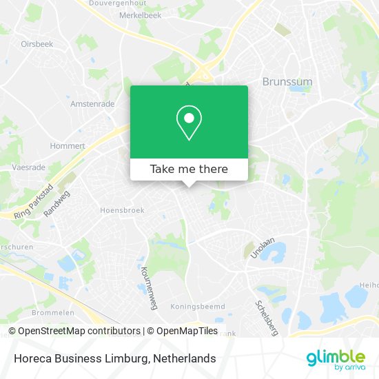 Horeca Business Limburg Karte