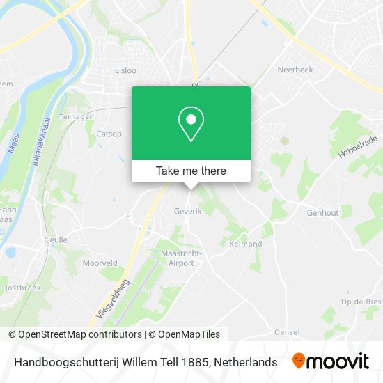 Handboogschutterij Willem Tell 1885 map