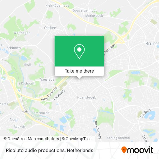 Risoluto audio productions map