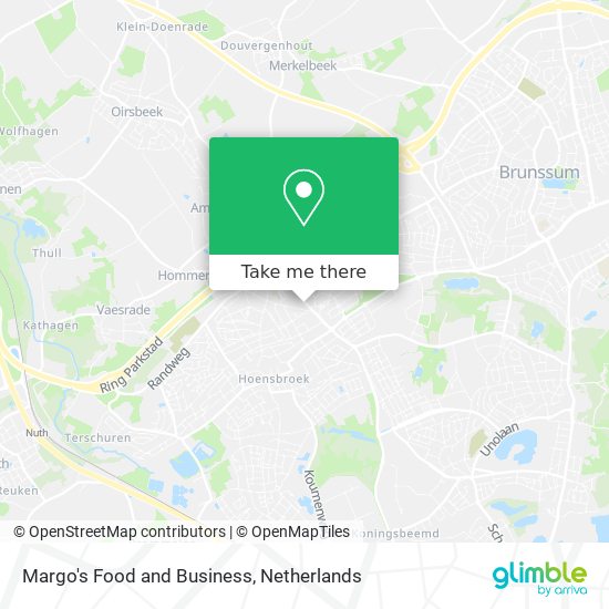 Margo's Food and Business Karte