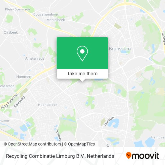 Recycling Combinatie Limburg B.V. map
