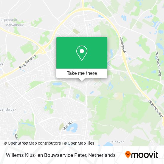 Willems Klus- en Bouwservice Peter map