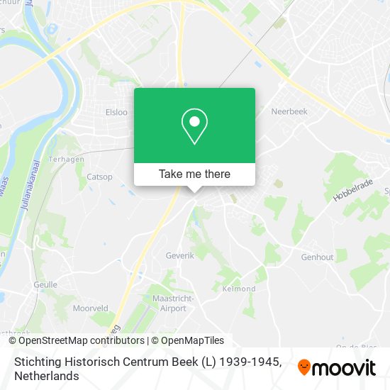 Stichting Historisch Centrum Beek (L) 1939-1945 map