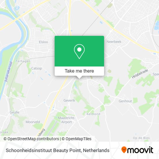 Schoonheidsinstituut Beauty Point map