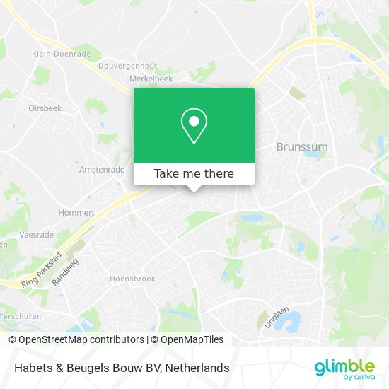 Habets & Beugels Bouw BV map