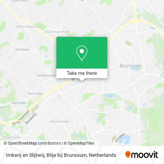 Imkerij en Slijterij, Blije bij Brunssum map