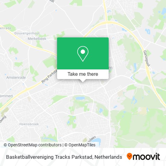 Basketballvereniging Tracks Parkstad Karte