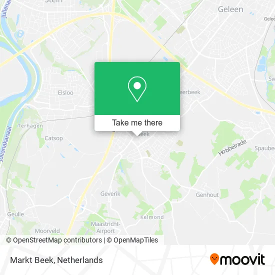 Markt Beek map