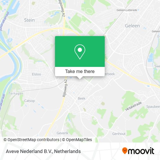 Aveve Nederland B.V. map