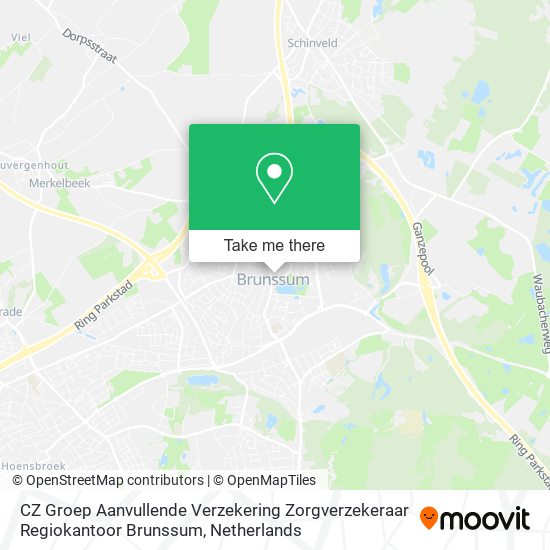 CZ Groep Aanvullende Verzekering Zorgverzekeraar Regiokantoor Brunssum map