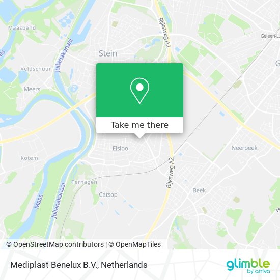 Mediplast Benelux B.V. map