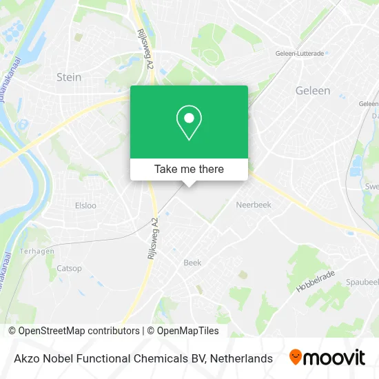 Akzo Nobel Functional Chemicals BV map