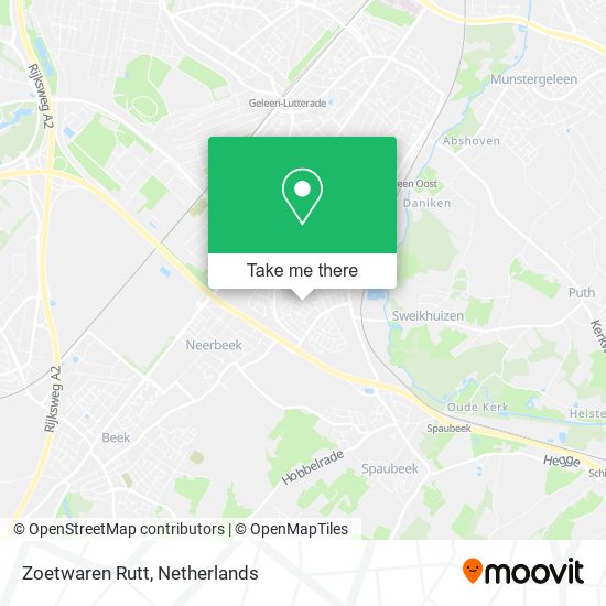 Zoetwaren Rutt map