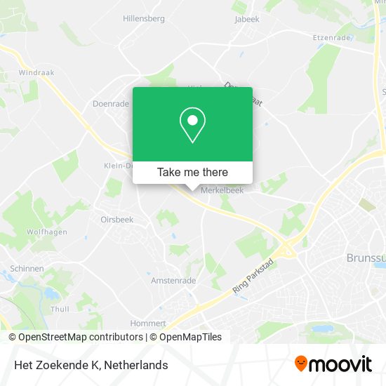 Het Zoekende K map