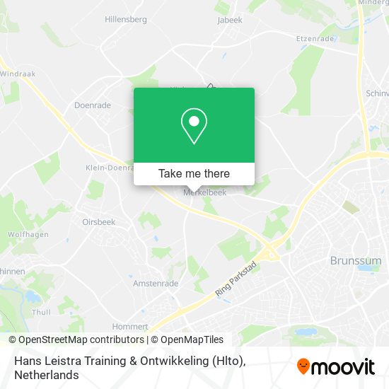 Hans Leistra Training & Ontwikkeling (Hlto) map