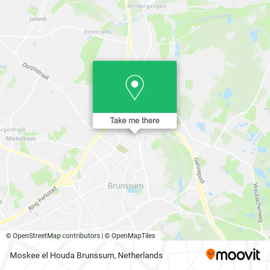 Moskee el Houda Brunssum map