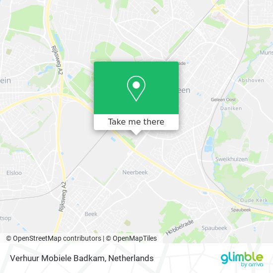 Verhuur Mobiele Badkam map