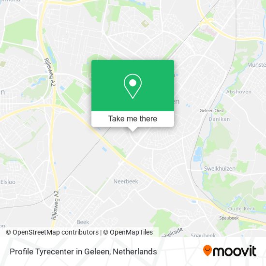 Profile Tyrecenter in Geleen map