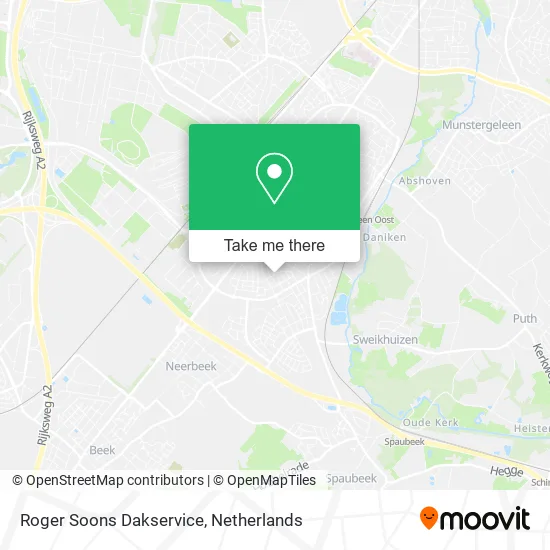 Roger Soons Dakservice map