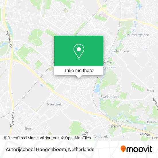 Autorijschool Hoogenboom map