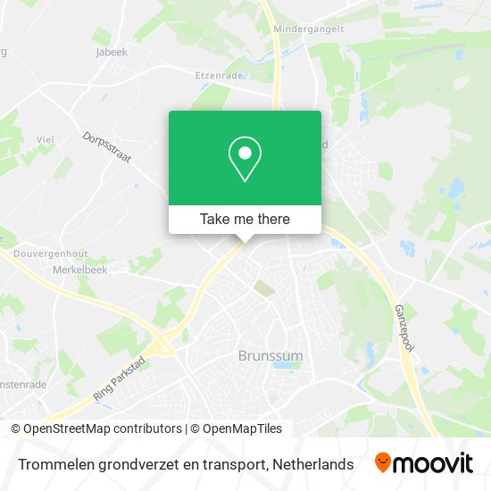 Trommelen grondverzet en transport Karte