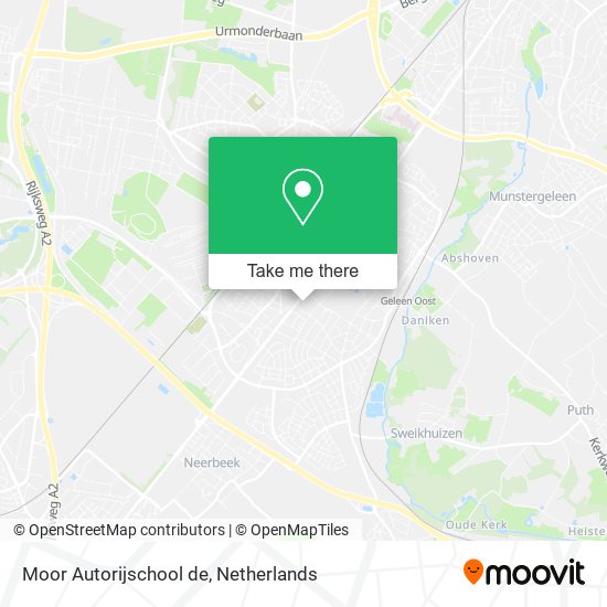 Moor Autorijschool de map