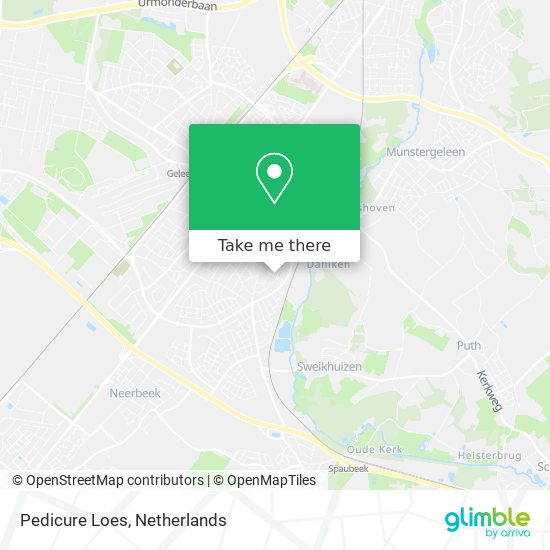 Pedicure Loes map