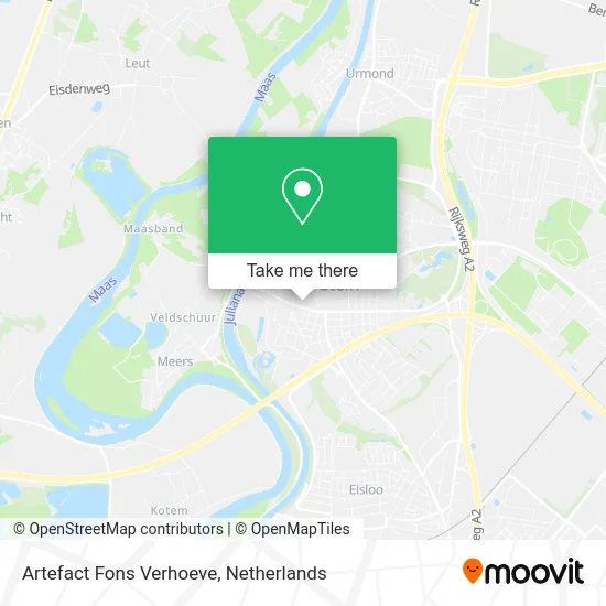 Artefact Fons Verhoeve map