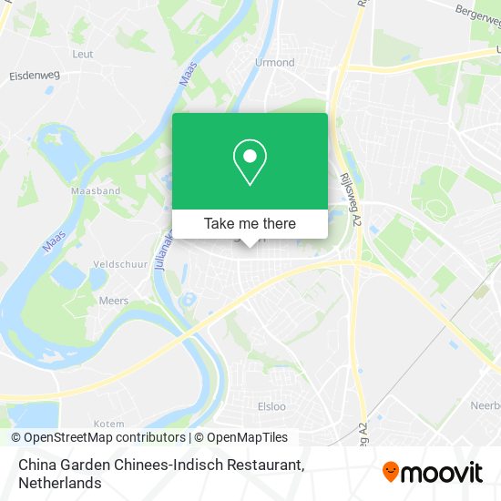 China Garden Chinees-Indisch Restaurant map