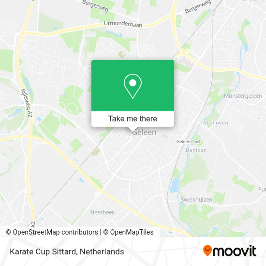 Karate Cup Sittard map