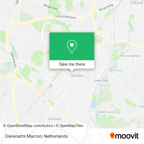 Dierenarts Marcon map