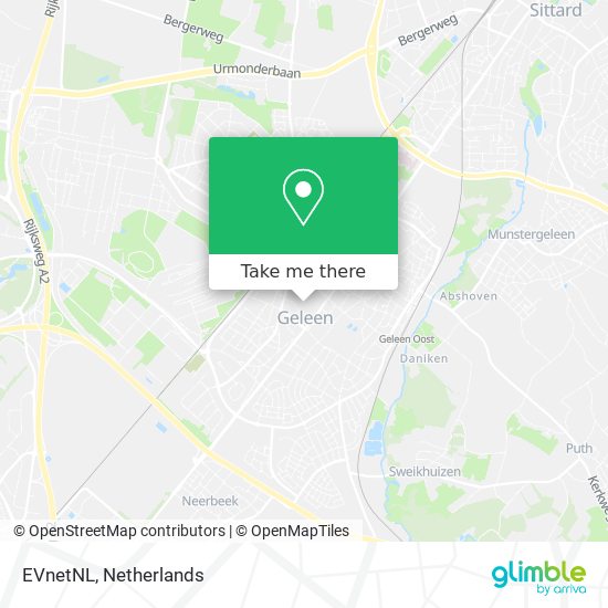 EVnetNL map