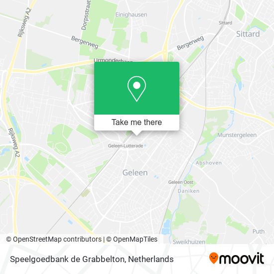 Speelgoedbank de Grabbelton map