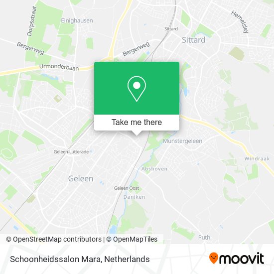 Schoonheidssalon Mara map