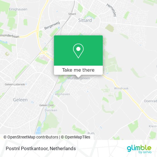 Postnl Postkantoor map