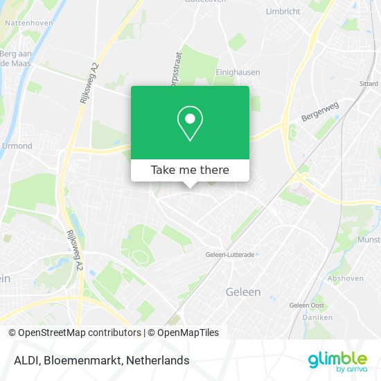 ALDI, Bloemenmarkt Karte