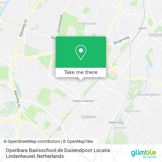 Openbare Basisschool de Duizendpoot Locatie Lindenheuvel map