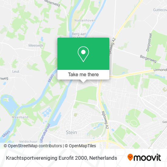 Krachtsportvereniging Eurofit 2000 Karte