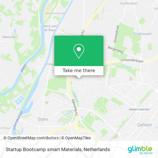 Startup Bootcamp smart Materials Karte