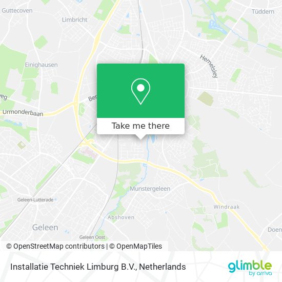 Installatie Techniek Limburg B.V. Karte
