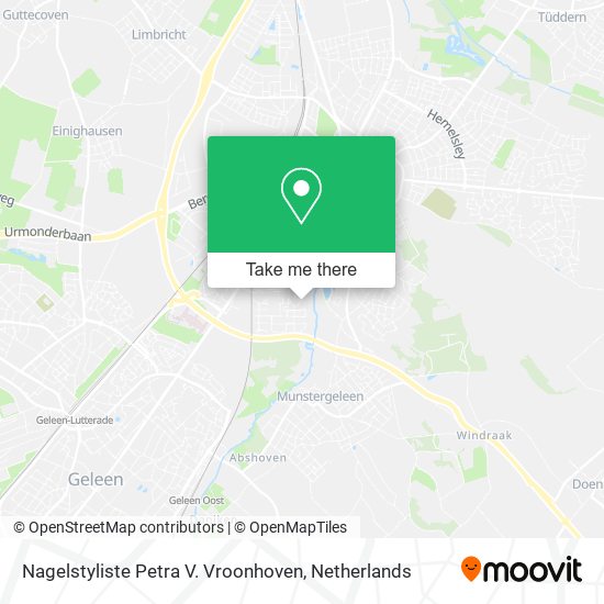 Nagelstyliste Petra V. Vroonhoven map
