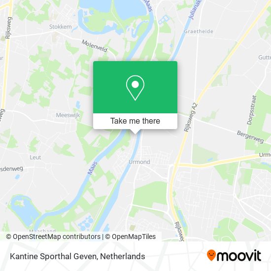 Kantine Sporthal Geven map