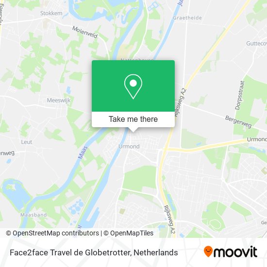 Face2face Travel de Globetrotter map