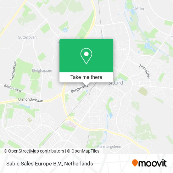 Sabic Sales Europe B.V. map