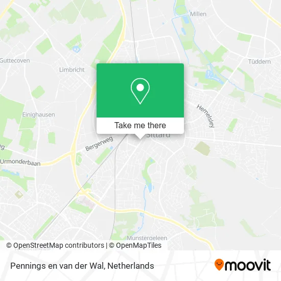 Pennings en van der Wal map