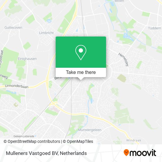 Mulleners Vastgoed BV map