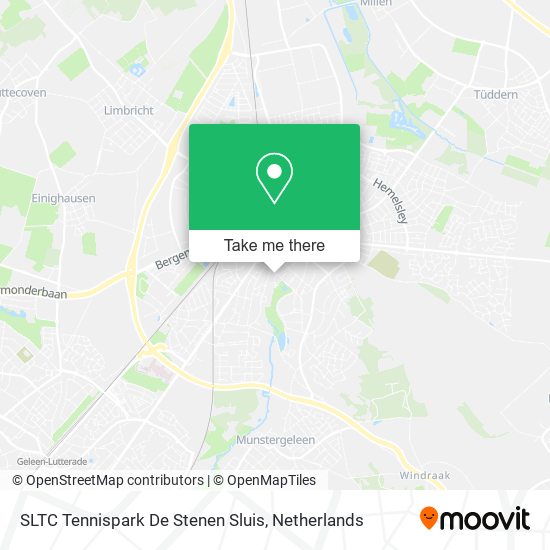 SLTC Tennispark De Stenen Sluis map