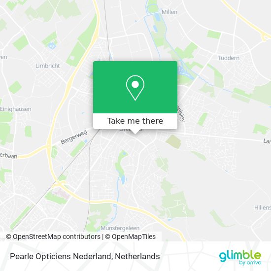 Pearle Opticiens Nederland map