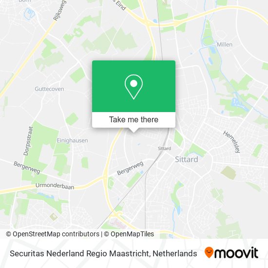 Securitas Nederland Regio Maastricht Karte